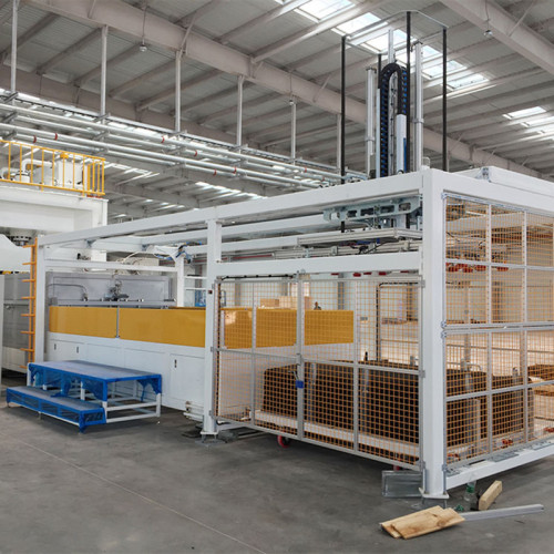 Automobile interior press and production line