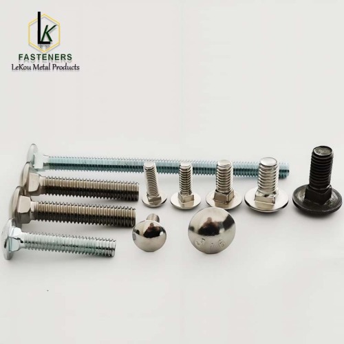 Балты карэткі з круглай галоўкай і квадратнай шыяй з нержавеючай сталі