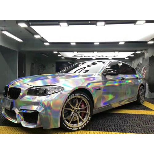 Silver PET Laser Chrome Car Vinyl