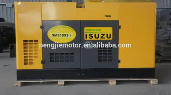 Fuel less water cooled three phase 30kw diesel generators for sale