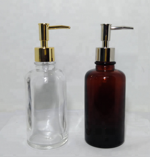 Losyen dispenser botol pam kaca amber