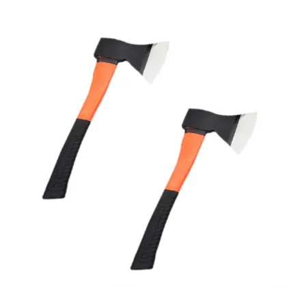 Portable hand tool wooden axe steel axe