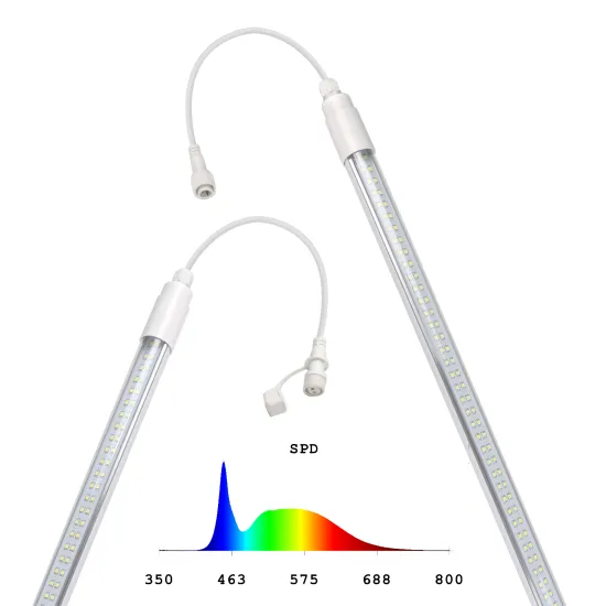 Full Spectrum LED Grow Lights for Greenhouse - T8 White LED Plant Lights