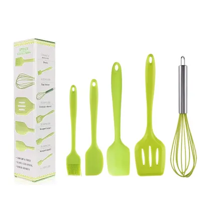 5pcs Silicone Cooking Utensils Set - Silicone Kitchenware & Kitchen Utensils