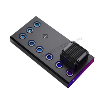 BYKSKI RGV-DDC-X-TK120/240/360 Desktop Computer Distro Plate Universal Waterway Board Δεξαμενή δεξαμενής 5V Argb