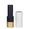 Round Square Lipstick Container with Aluminum Sleeve