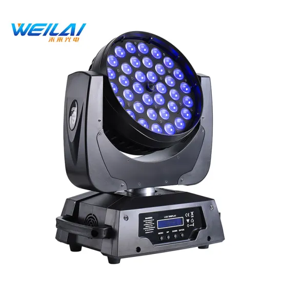 36 Pcs 10W LED Moving Head Zoom Wash Light with Circle Control and RDM Function (4-in-1, 5-in-1, 6-in-1)