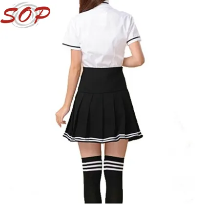 2016 New design high school girls school uniform