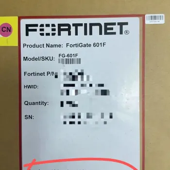 Fortinet FortiGate-600F/FortiGate-601F Network Firewall Appliance: Secure Your Network with Advanced Protection Solutions