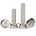 External Hexagonal Cross Three Combination Machine Screw