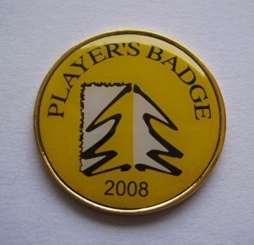 Custom Shape Yellow 1.2mm - 3.0mm Golf Ball Markers