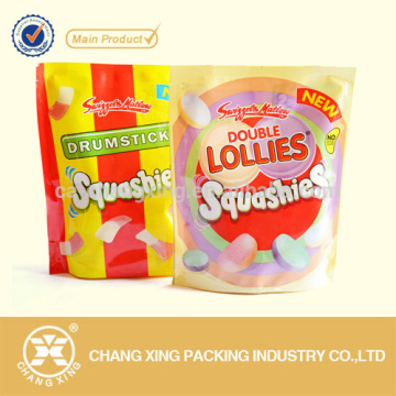 Vivid Printing Stand Up Pouch For Candy Packaging Cookies Wrapper