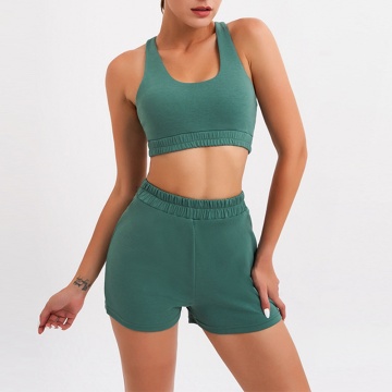 Conjunto de sujetador deportivo para mujer