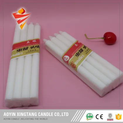 1.5x20cm Christmas white pillar candle for Mali