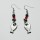 Hematite Earring with silver color finding