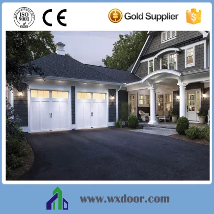 Aluminum Garage Door Panel With Round Windows