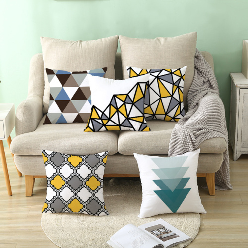 Cotton Velvet Cushion Covers High quality stylish simple gilding Christmas pillowcase Manufactory
