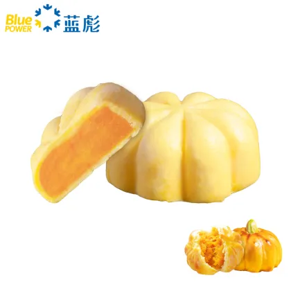 Pumpkin Puff Pastry Frozen Dough - Halal Frozen Food for Bakery Desserts