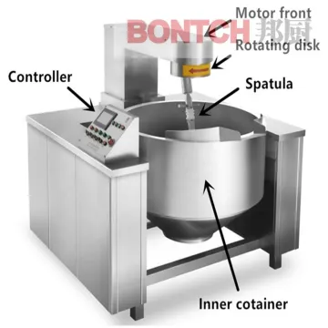 agitator stainless kettle
