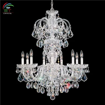 Small Olde World Elegant Clear Crystal Chandelier Lighting