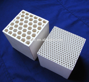100x100x100 mm Hexagon Hole Honeycomb Ceramic