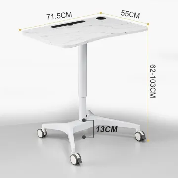 Movable bedside nurse desks