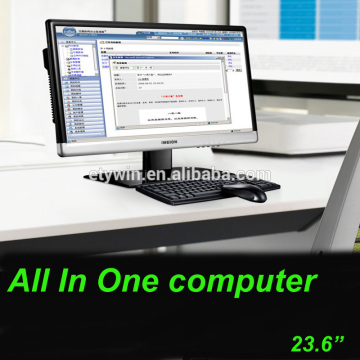 All in one pc, Wall mount all in one barebone pc built-in all in one 23.6"LED backlight monitor desktop computer without CPU