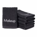 Black face towel makeup remove cotton towels