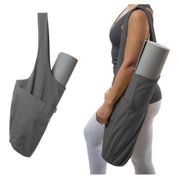 Custom Yoga Mat Messenger Bag with Storage and Holder for Travel and Gym