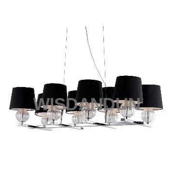 8-lights lobby high quality pendant light fixtures