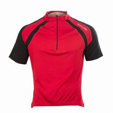 Men's Cycling T-shirt, OEM/ODM Orders Accepted, Improved Mobility