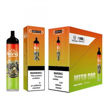 Bang Mesh Coil 6000 Puffs Disposable E Cigarettes