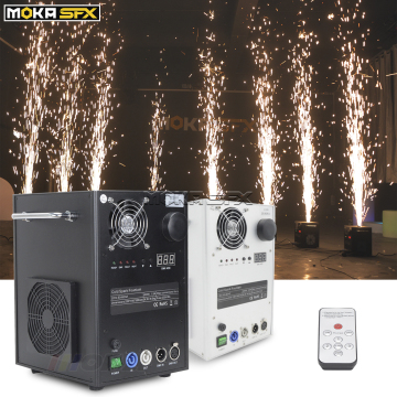 MOKA SFX Cold Spark Machine - Cold Fountain DMX Remote Control for Weddings, Parties, Clubs, and Concerts (MK-E11)