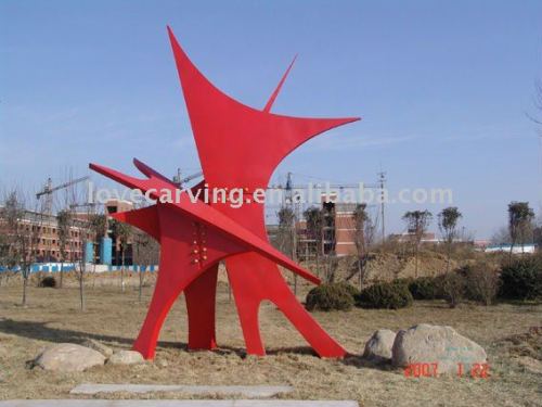 Outdoor big stainless steel sculpture