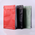 custom Stand up Zipper Square Flat Bottom Pouch