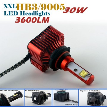 30W 3600Lumen top quality daylight led car light with high brightness