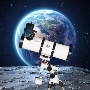 Professional Night Vision Refractor Telescope with Zoom and Adjustable Tripod for Deep Space and Moon Observation