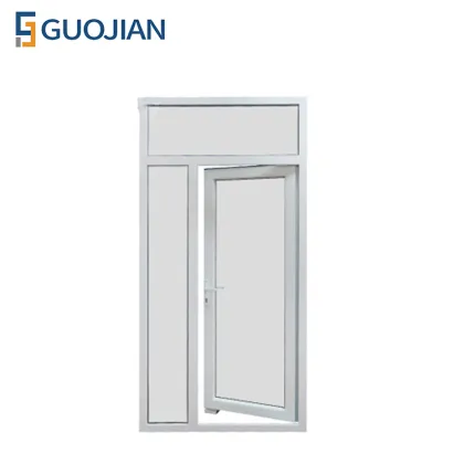 PVC Plastic Glass Door for Wooden Frame