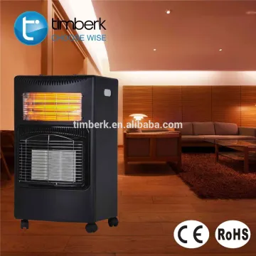 Infrared gas electric room heater