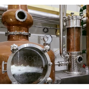 Attrezzatura distilleria 500L PT ancora con cestino di gin