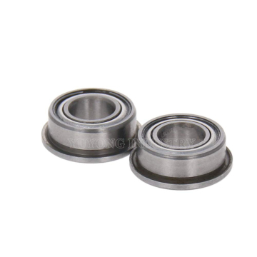 High Speed Ball Bearing: MF Series, Size 5x10x4mm, MF105ZZ Flange Bearing - MF105ZZ - MF105