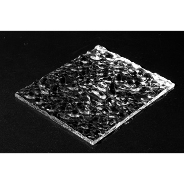 Regular acrylic plate with stone grain