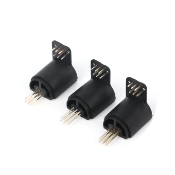 Special shaped semi-circular connector 6P double