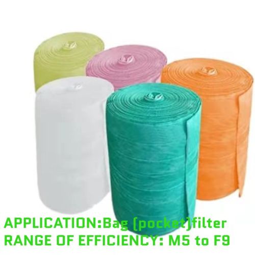 Synthetische Faser-Taschenfiltermedienrolle