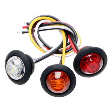 Hot Sales Round DC 12V Car Truck Warning Lights LED Side Marker