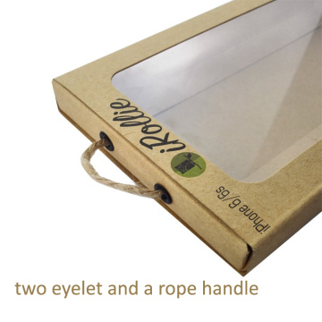 Plain Personal Design Kraft Drawer Gift Paper Box