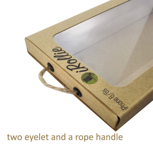 Plain Personal Design Kraft Drawer Gift Paper Box