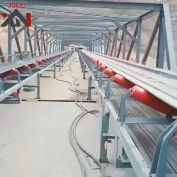 Industrial Conveyor System for Handling Aggregate