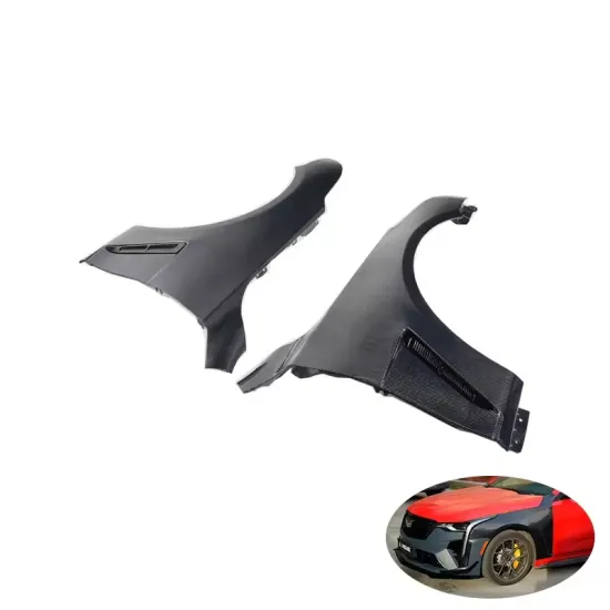 Carbon Fiber Mud Guards for Cadillac CT4 Front Side Fenders - Langyu 2019