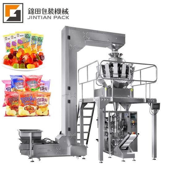Vffs Automatic Packaging Machine for 500g to 1kg Frozen Food Chips
